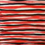 Collection Red, Black Strips, small, Series I, 2015