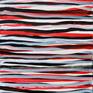 Collection Red, Black Strips, small, Series I, 2015