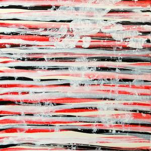 Collection Red, Black Strips, small, Series III, 2015