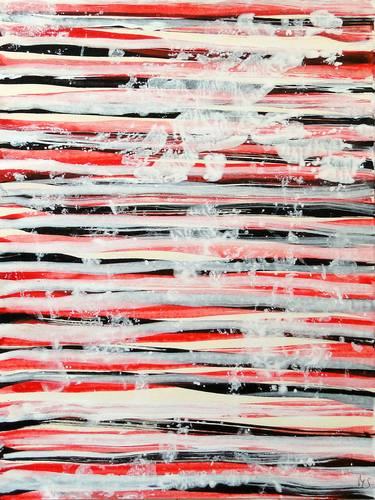 Red, Black Strips, small XXI, Series III, 2015 thumb