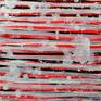 Collection Red, Black Strips, small, Series III, 2015