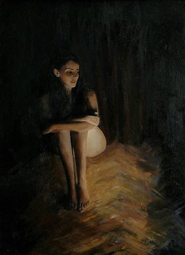 Original Expressionism Nude Paintings by Kemal Ridzal