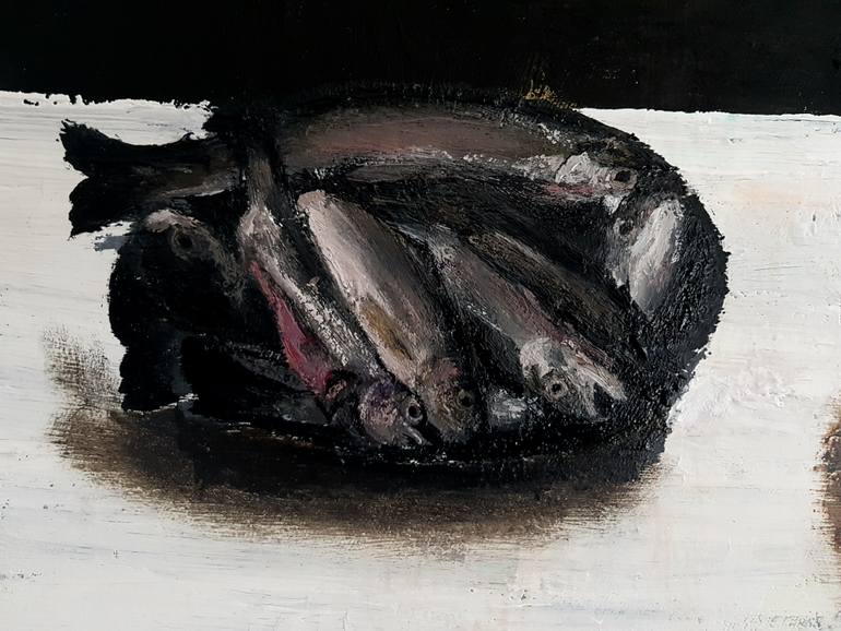 Original Modernism Still Life Painting by Kemal Ridzal