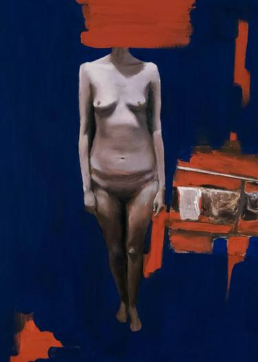 Original Figurative Nude Paintings by Kemal Ridzal