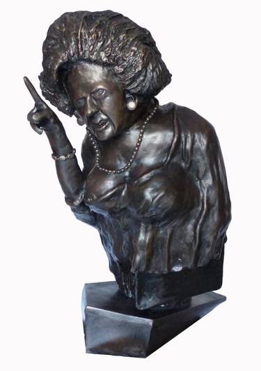 Original Figurative Political Sculpture by Phil Alcock