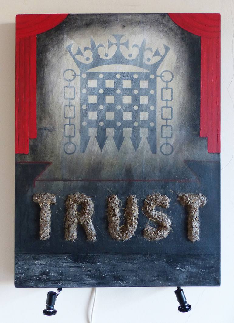 Original Conceptual Politics Installation by Phil Alcock