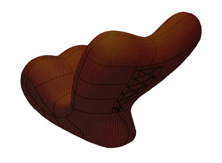 Original Abstract Erotic Sculpture by Hugo Thompson
