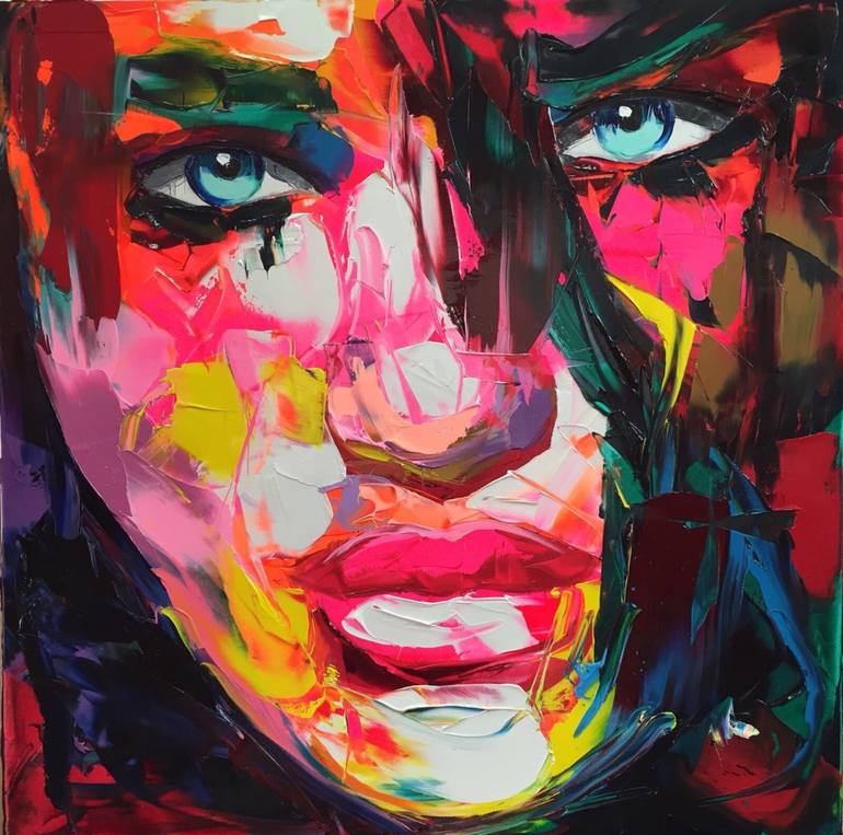 FABIOLA Painting by Nielly Francoise | Saatchi Art