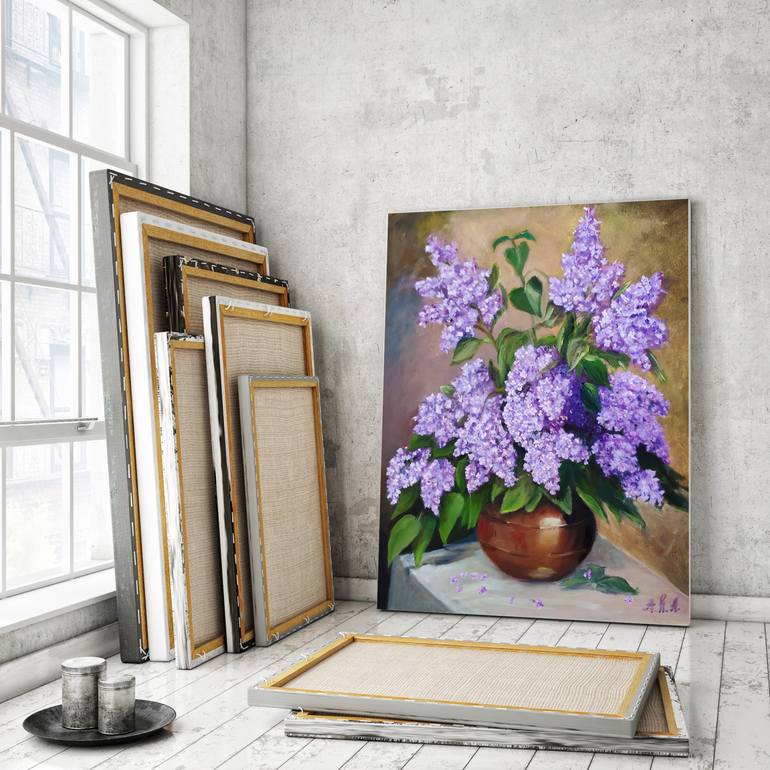 Original Realism Still Life Painting by Elena Gridneva