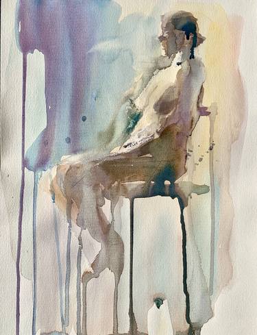 Original Figurative Nude Paintings by Irena Spector-Srebnogur