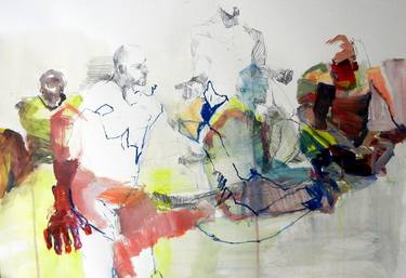 Original Figurative Abstract Drawings by Ingrid Bartel-Karsten