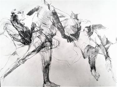 Original Figurative Body Drawings by Ingrid Bartel-Karsten