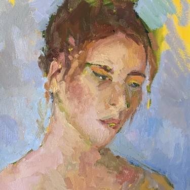 Original Expressionism Women Paintings by Ekaterina Belukhina
