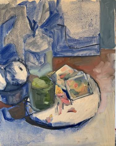 Original Abstract Still Life Paintings by Ekaterina Belukhina