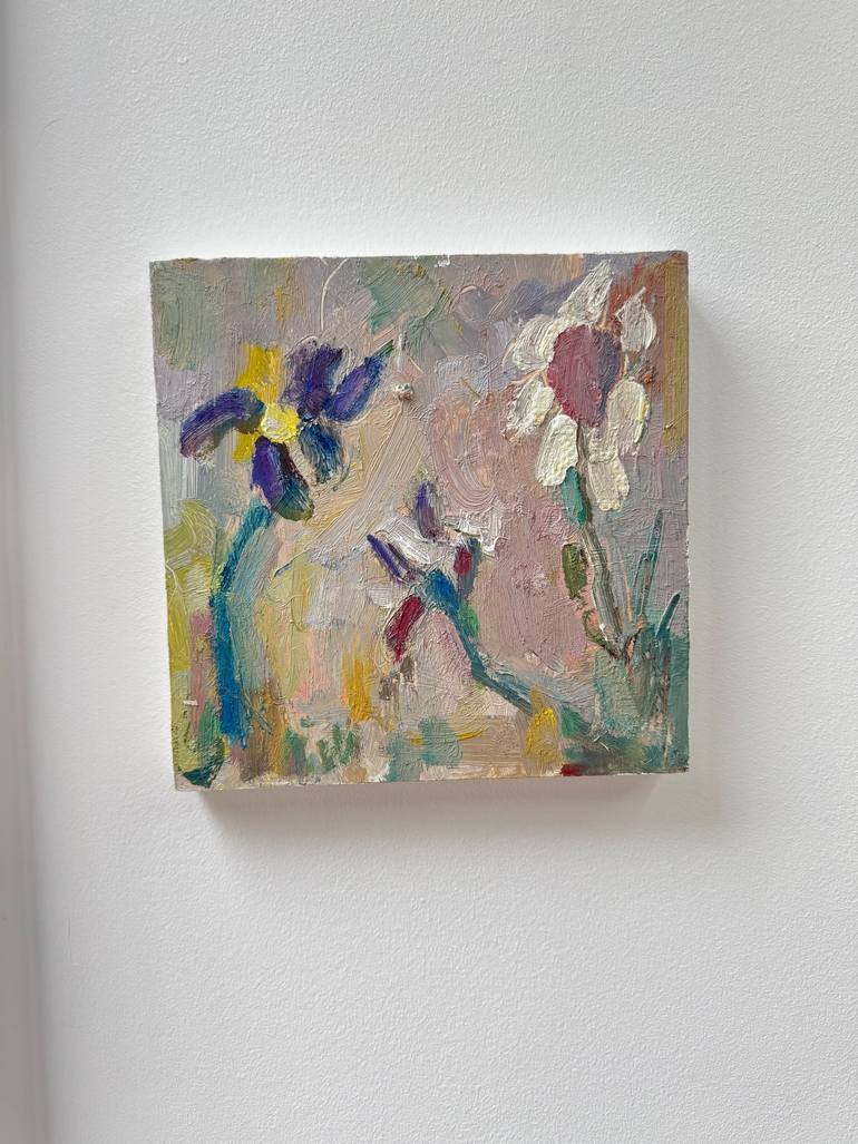 Original Abstract Expressionism Floral Painting by Ekaterina Belukhina