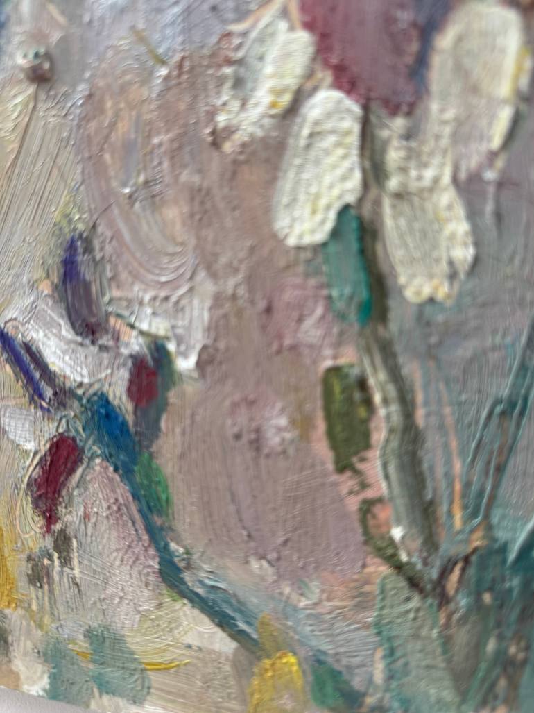 Original Abstract Expressionism Floral Painting by Ekaterina Belukhina