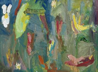 Original Abstract Expressionism Nature Painting by Ekaterina Belukhina