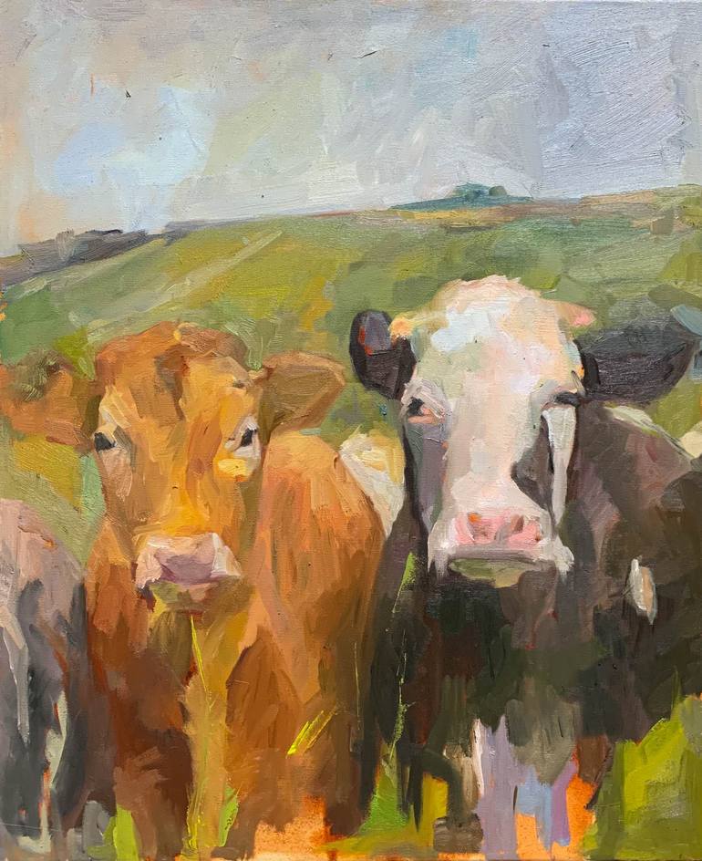 impressionist cow