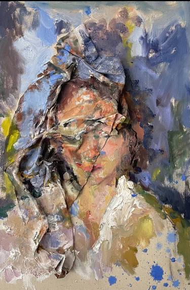 Print of Abstract Expressionism Portrait Paintings by Ekaterina Belukhina