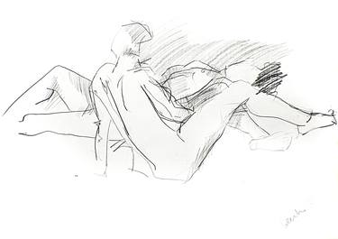 Original Nude Drawings by Elekes Reka