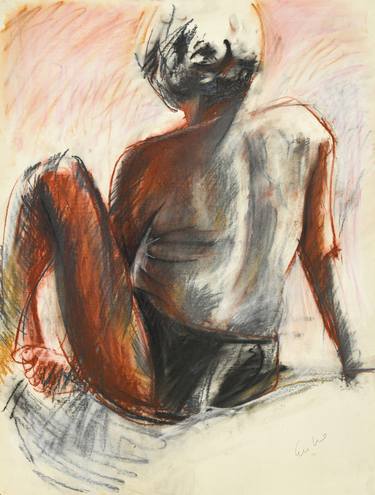 Original Figurative Nude Drawings by Elekes Reka