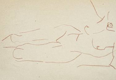 Print of Nude Drawings by Elekes Reka