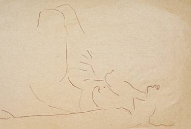 Original Nude Drawings by Elekes Reka