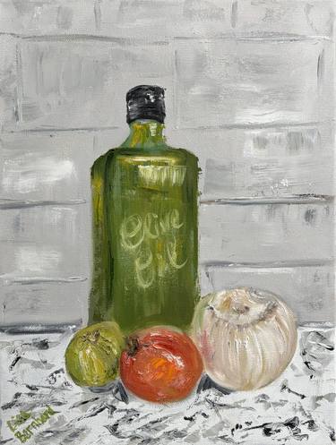 Original Impressionism Still Life Painting by Lisa Bernhard