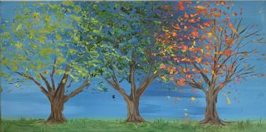 Original Tree Paintings by Lisa Bernhard