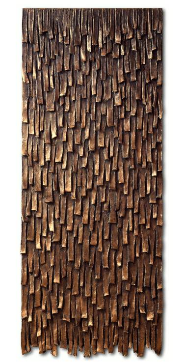 Bark Variation #01 | Aged Bronze Wall Sculpture thumb