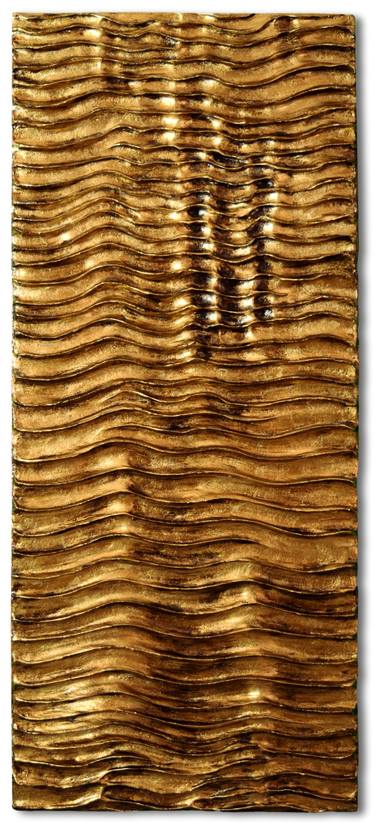 Erosion #13/25 | Aged Gold 3D Wall Art thumb