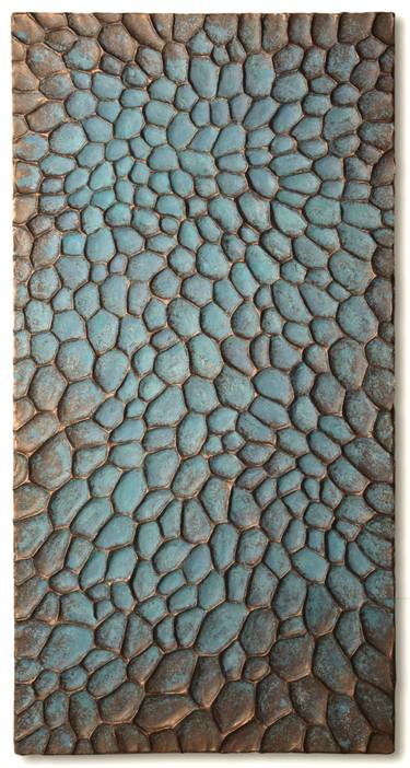 Craters #08/10 | Copper Patina Wall Relief thumb