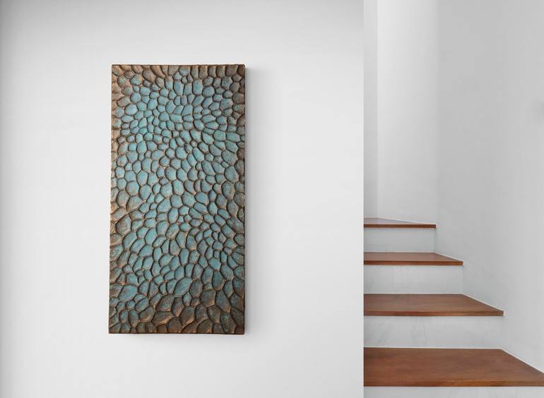 Original Textured Abstract Sculpture by Giulia Madonia