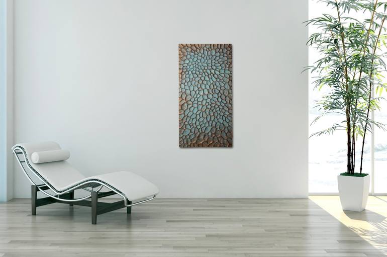 Original Textured Abstract Sculpture by Giulia Madonia