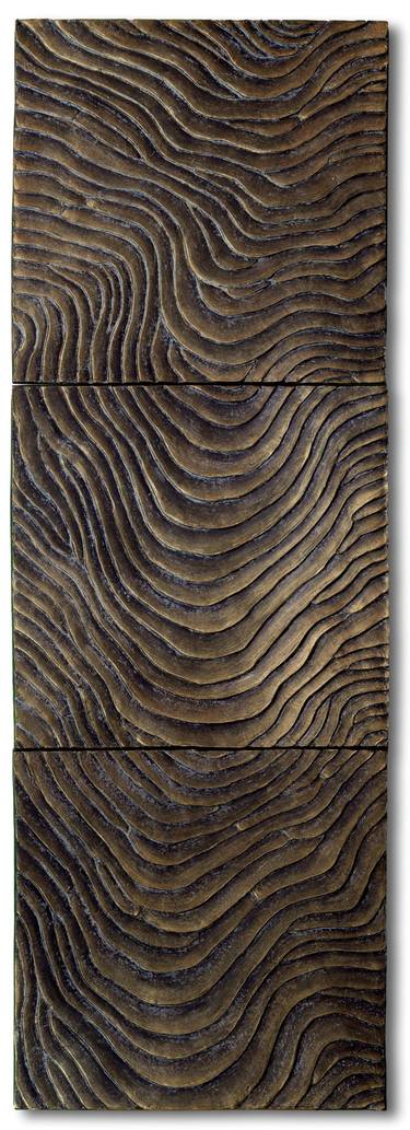 Yuanyang #02/25 | Wall Sculpture Triptych | Bronze thumb