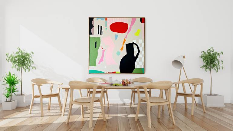 Original Abstract Expressionism Abstract Painting by Amy Kim