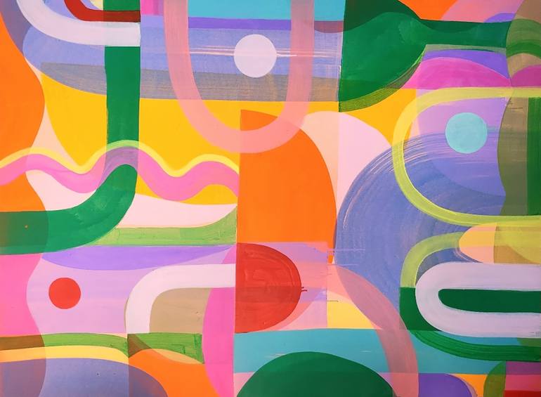 Original Color Field Painting Abstract Painting by Amy Kim