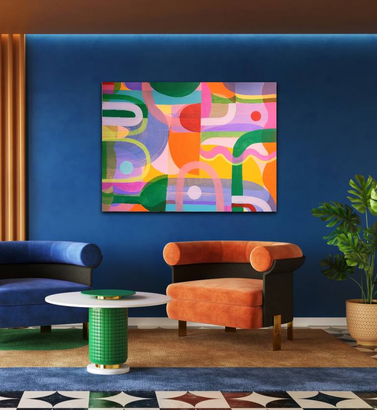 Original Color Field Painting Abstract Painting by Amy Kim