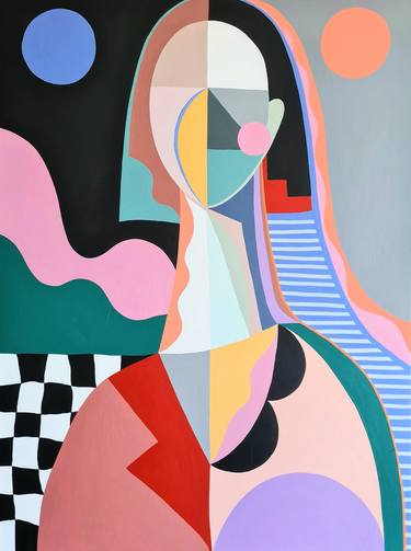 Print of Abstract Geometric Paintings by Amy Kim