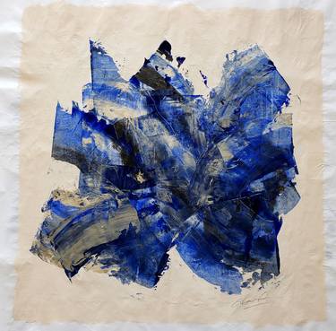 Untitled #16 - The Lovers - Acrylic and Chinese Ink on Rice Paper thumb