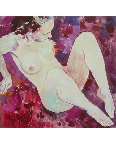 Print of Expressionism Erotic Paintings by Oleh Lunov