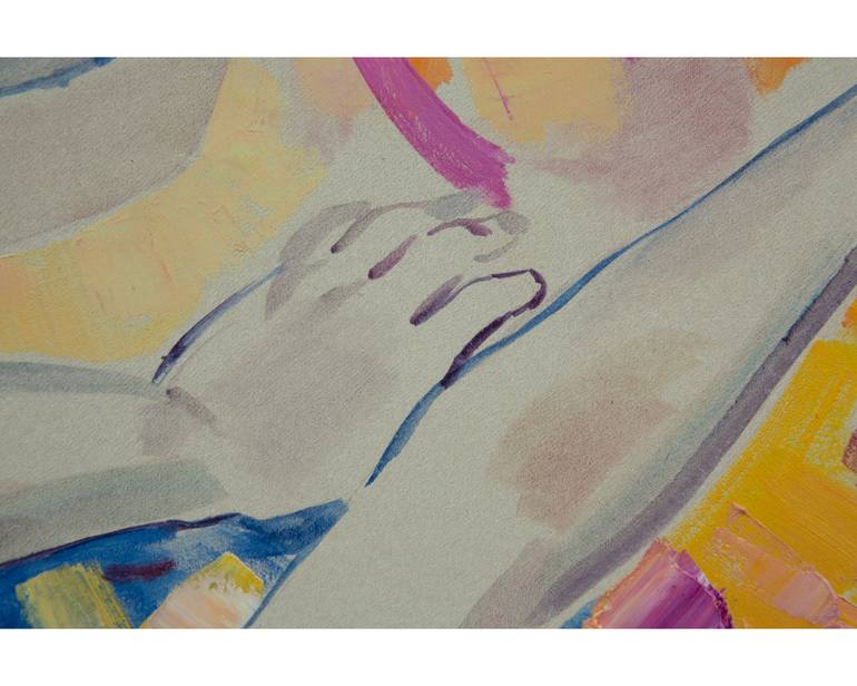 Original Expressionism Women Painting by Oleh Lunov