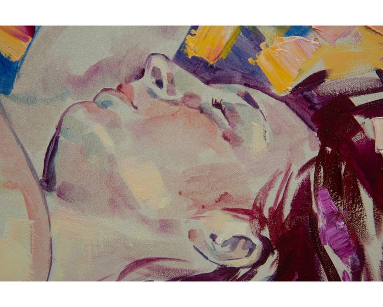 Original Expressionism Women Painting by Oleh Lunov