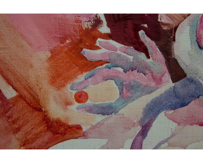 Original Expressionism Nude Painting by Oleh Lunov