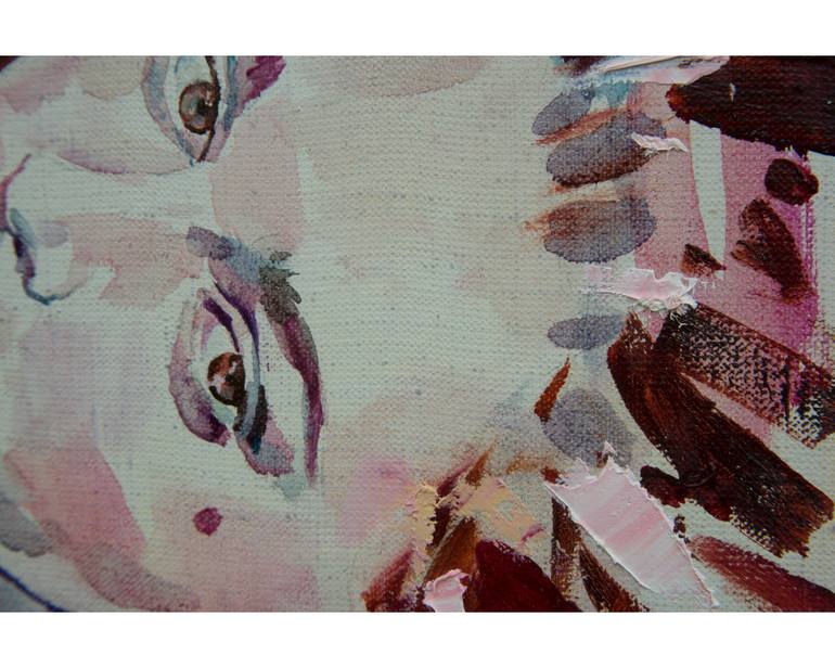 Original Expressionism Nude Painting by Oleh Lunov
