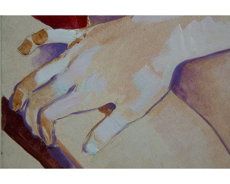 Original Expressionism Women Painting by Oleh Lunov