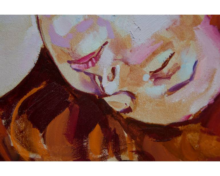 Original Expressionism Women Painting by Oleh Lunov