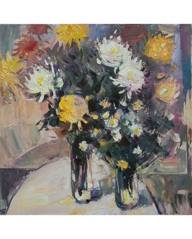 Print of Expressionism Still Life Paintings by Oleh Lunov