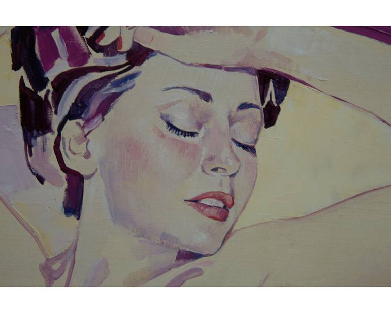 Original Expressionism People Painting by Oleh Lunov