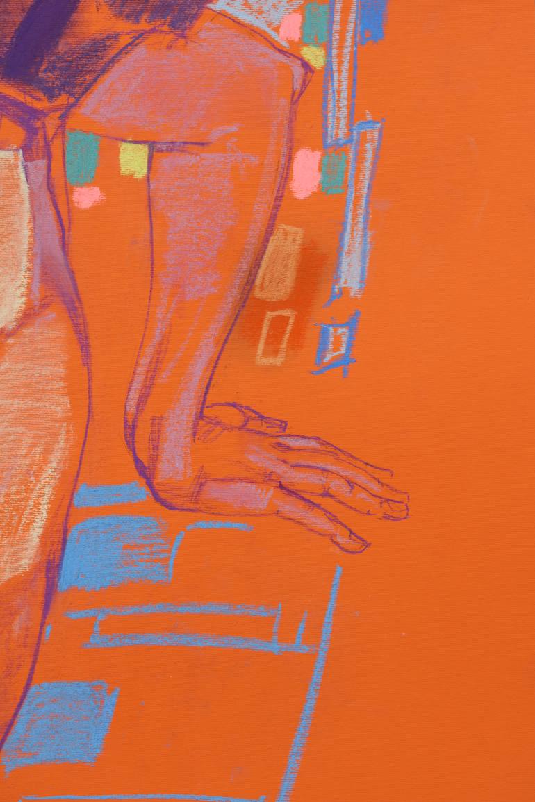 Original Expressionism Body Drawing by Oleh Lunov